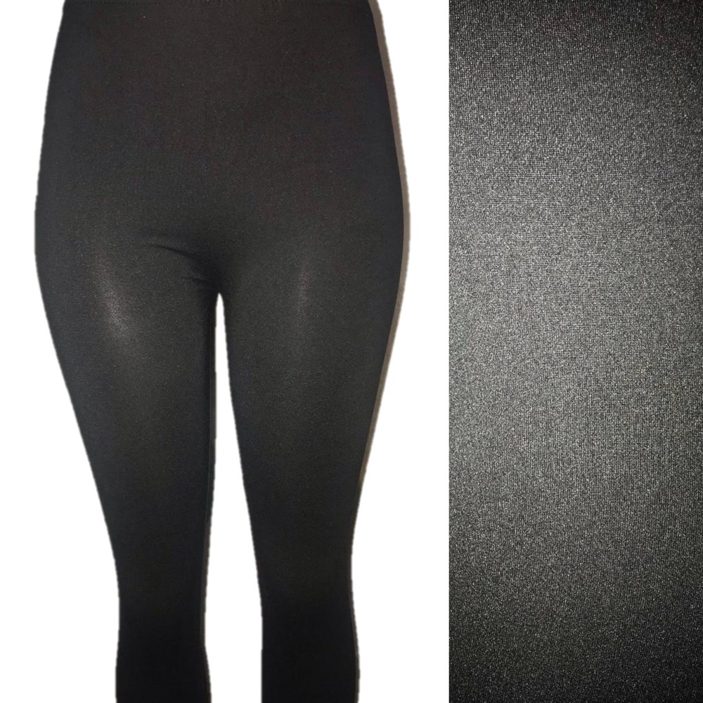 Super Soft Leggings Solid Black Design